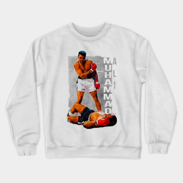 Muhammad Ali Crewneck Sweatshirt by YuriySmith